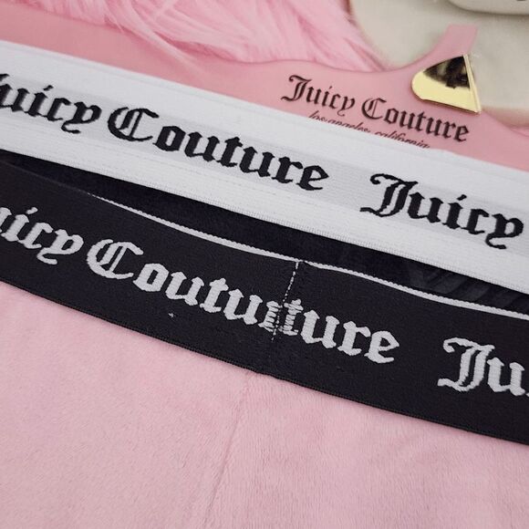 NWT {Juicy Couture} Velvet Boxers Large: Plush Glam NWT - Picture 2 of 4
